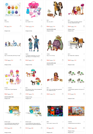 Descuentos de hasta -80% en juguetes