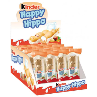 Pack 28 Barritas kinder happy hippo + gel ducha Fresa y Crema por solo 5,85€