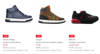 Tot 30% korting op kids schoenen van Puma, Tommy Hilfiger, Replay, Calvin Klein en meer bij Kleertjes.com