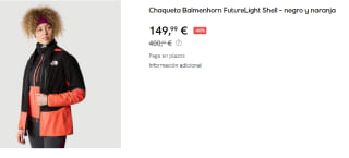Chaqueta de Mujer The North Face Balmenhorn FutureLight Shell por 149.9€