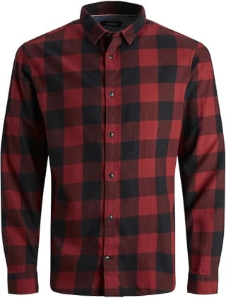 Jack & Jones Gingham overhemd voor €14,99 bij Amazon