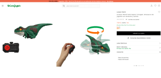 Jurassic World Velociraptor Uncaged dinosaurio de juguete por 7,50€