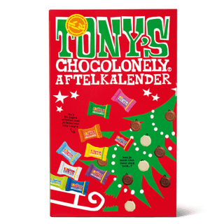 Tony’s Chocolonely kerst aftelkalender 2 + 1 gratis