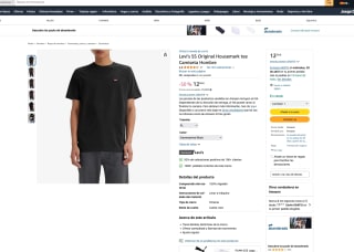 Levi's SS Original Housemark tee Camiseta Hombre por solo 12,50€