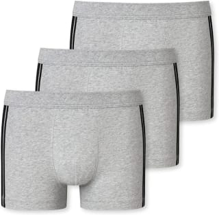 SCHIESSER 95/5 Stretch shorts (3-pack), grijs voor €14,44 bij Amazon