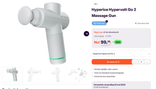 Hyperice Hypervolt Go 2 Massage Gun voor €99,95 bij iBOOD