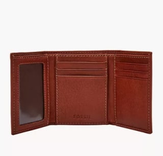 Portefeuille Fossil Lufkin à trois volets - 3 coloris à 29€