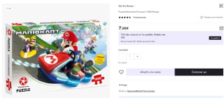 (2x1( 2ud Puzzle Mario Kart Funracer (1000 Piezas) por 7€ (3,50€ud)