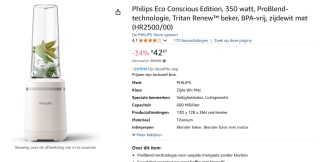 Philips 5000 serie - HR2500/00 - Blender voor €€42,87 bij Amazon