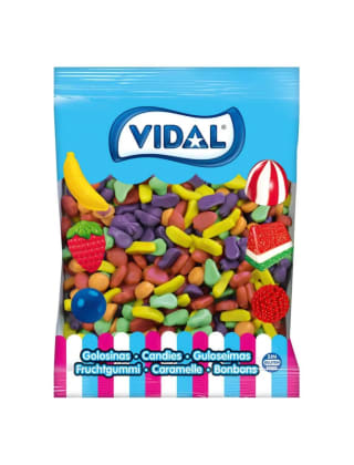 Gominolas marca Vidal Frutitas Jelly bolsa 1 Kgx 2 unidades
