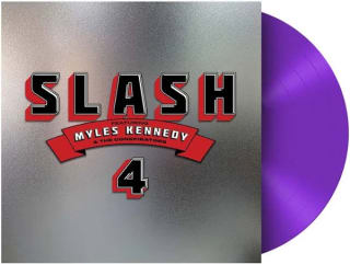 Slash – 4 (Slash Feat. Myles Kennedy and the Conspirators) – Limited Edition Purple Vinyl voor €15 bij Amazon