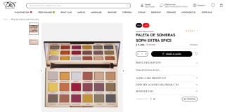 Paleta de sombras Makeup Revolution Soph Extra Spice por $9.490