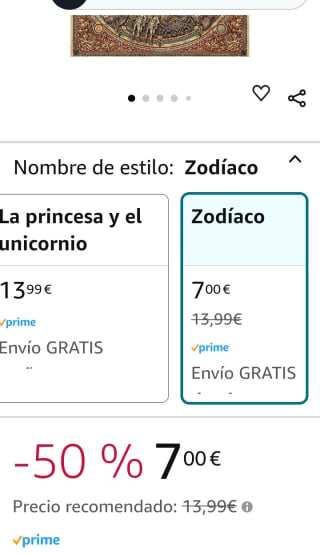 Educa Puzzle Zodiaco 1000 piezas por 7€.