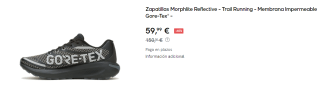 Zapatillas Merrell Morphlite Reflective GTX para Mujer por 59.99€