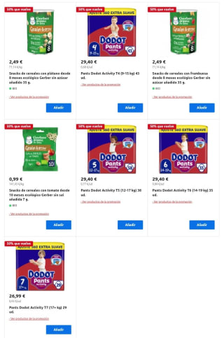 50% que Vuelve desde Carrefour.