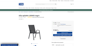 Silla apilable LEKNES por 17,50€