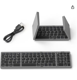 BRIMFORD Teclado Plegable Español Portátil con Teclado Numérico y Ñ por 26,64€