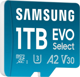 Samsung EVO Select (2024) microSD-kaart + SD-adapter, 1TB, voor €58,90 dmv code met Amazon prime