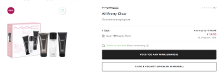 M.A.C All Pretty Clear Kit voor €38,50 bij Douglas