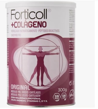 NaturGreen - Forticoll Colágeno Péptidos bioactivos en polvo sin gluten o lactosa, sabor Original, 300 gr por 14,68€ (cuenta nueva 8,80€)