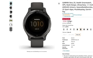 Garmin Venu 2S Smartwatch voor €279,99