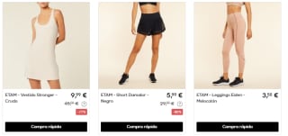 Etam ropa desde solo 0,99€ preciazos