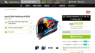 Casco HJC RPHA 1 Red Bull Jerez GP MC21SF por 549€
