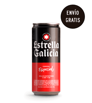 20% en Estrella Galicia lata 33cl + envio gratis por 15,56€