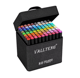 Rotuladores Vallteng 80 Color Arte Marker por 23,99€