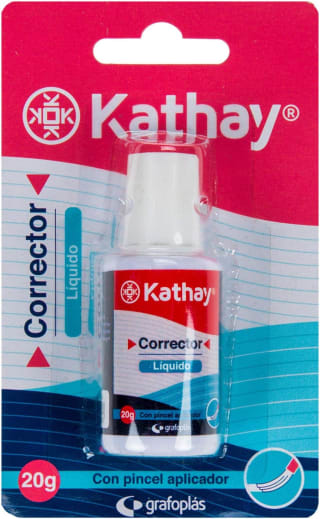 Kathay 86030100 Corrector Líquido con Pincel Aplicador por 0,97€