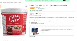 KIT KAT 3 Kgs Untable con Trocitos de Galleta Crujiente por 19.63€
