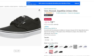 Zapatillas unisex Vans Atwood desde 19,88€ y por menos de 26€