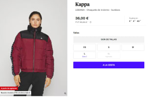 Chaqueta de Invierno para Mujer Kappa LEBANA por 36€