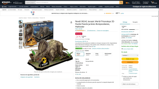 Puzzle 3D Revell Jurassic World-Triceratops por 12€