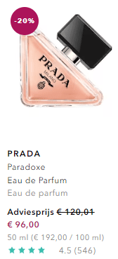 20% korting op alles + tot 2 gratis cadeaus bij Douglas