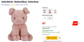 Little Dutch Knuffel Varken Little Farm voor €8,46 bij Bol