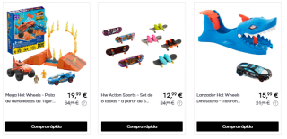 Hasta 60% descuento en juguetes Barbie, Hot Wheels y mas a precios mínimos