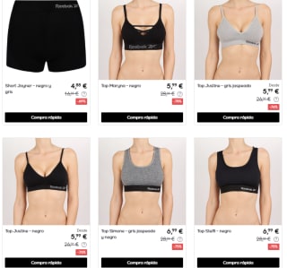 Rebajas hasta 80% Reebok ropa interior y bañadores grandes ofertas