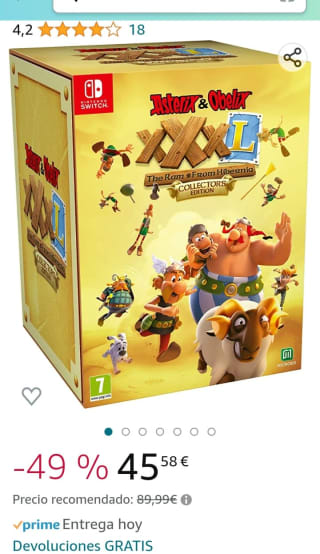 Astérix & Obélix XXXL: The Ram From Hibernia Collector Edition Nintendo Switch por 45,58€.