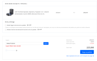 Aspirador ILIFE T10s Robot por solo 225€