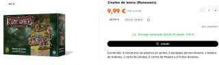 Juego de Mesa Jinetes de leonx (Runewars) por 9.99€