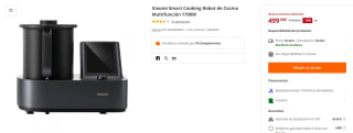 Robot cocina Xiaomi Smart Cooking Multifunción 1700W por 499€