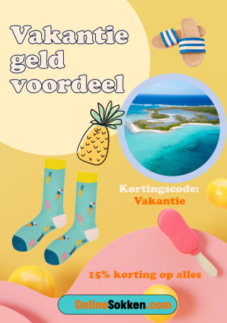 15% korting op alles met de kortingscode