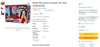 Bizak - Miraculous Estudio de Uñas por 7,76€