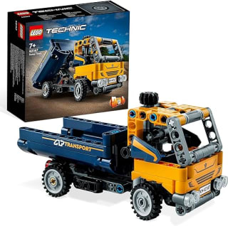 Lego Technic Volquete, 2-en-1, Camión de Construcción y Excavadora de Juguete por 7,99€