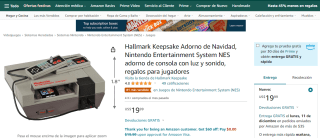 Adorno de consola de Nintendo NES Hallmark Keepsake por $19,99