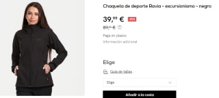 Chaqueta softshell de Mujer Kilpi Ravia por 39.99€