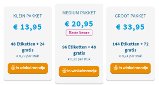 33% korting op naamstickers bij Goedgemerkt