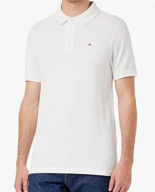 Tommy Jeans Originele Fine Pique heren polo shirt voor €29 bij Amazon.nl