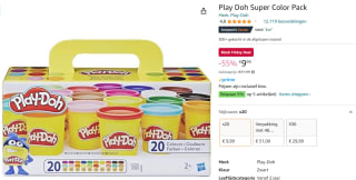 Play Doh Super Color Pack met 20 potjes voor €9,99 bij Amazon.nl